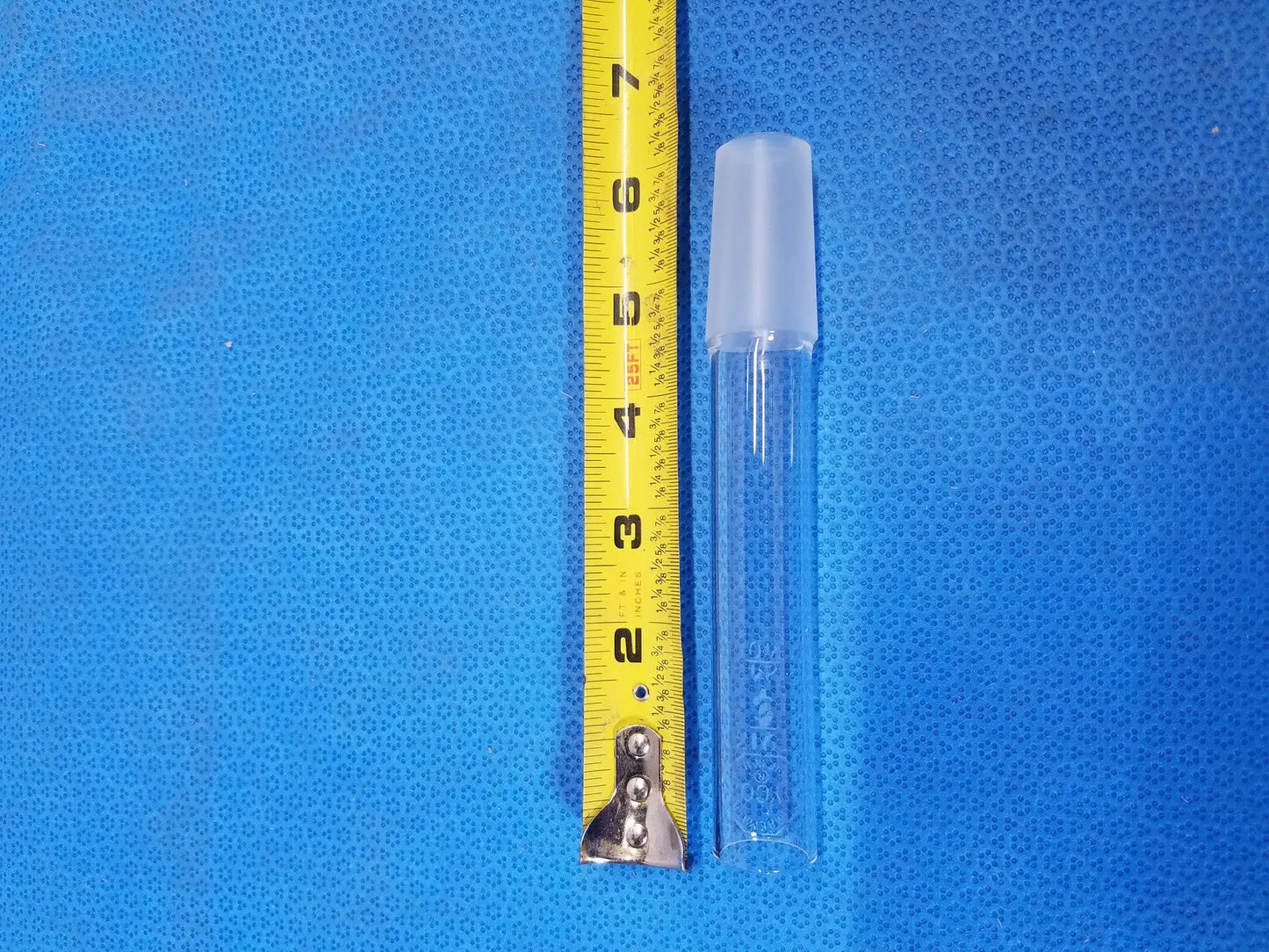 Pyrex Inner 24/40 Ground Glass Joint – Borosilicate Laboratory Glassware Inner Ground Glass Joint, second-hand product photo 1