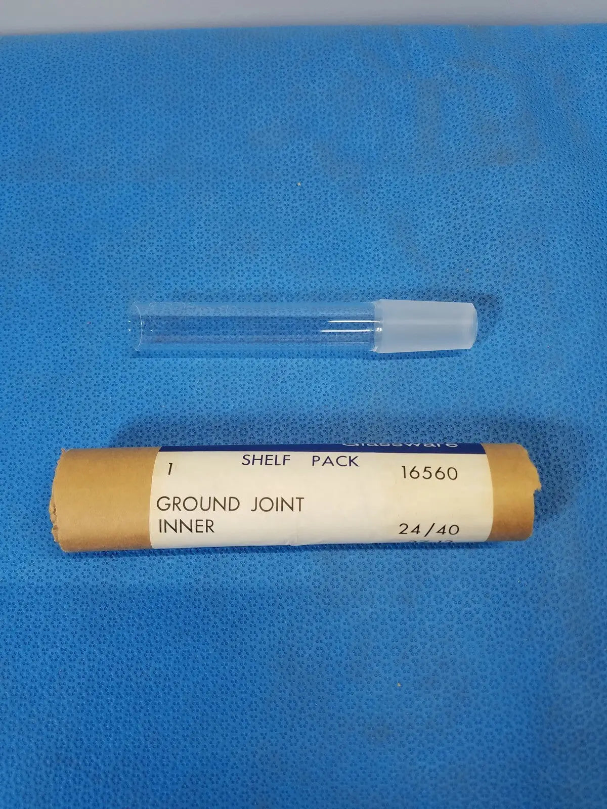 Pyrex Inner 24/40 Ground Glass Joint – Borosilicate Laboratory Glassware Inner Ground Glass Joint, second-hand product photo 4