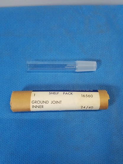Pyrex Inner 24/40 Ground Glass Joint – Borosilicate Laboratory Glassware Inner Ground Glass Joint, second-hand product photo 4