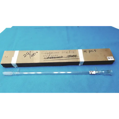 PYREX Jacketed Liebig Condenser – West-Style Glass Distillation Labware Laboratory Condenser, second-hand product photo 1