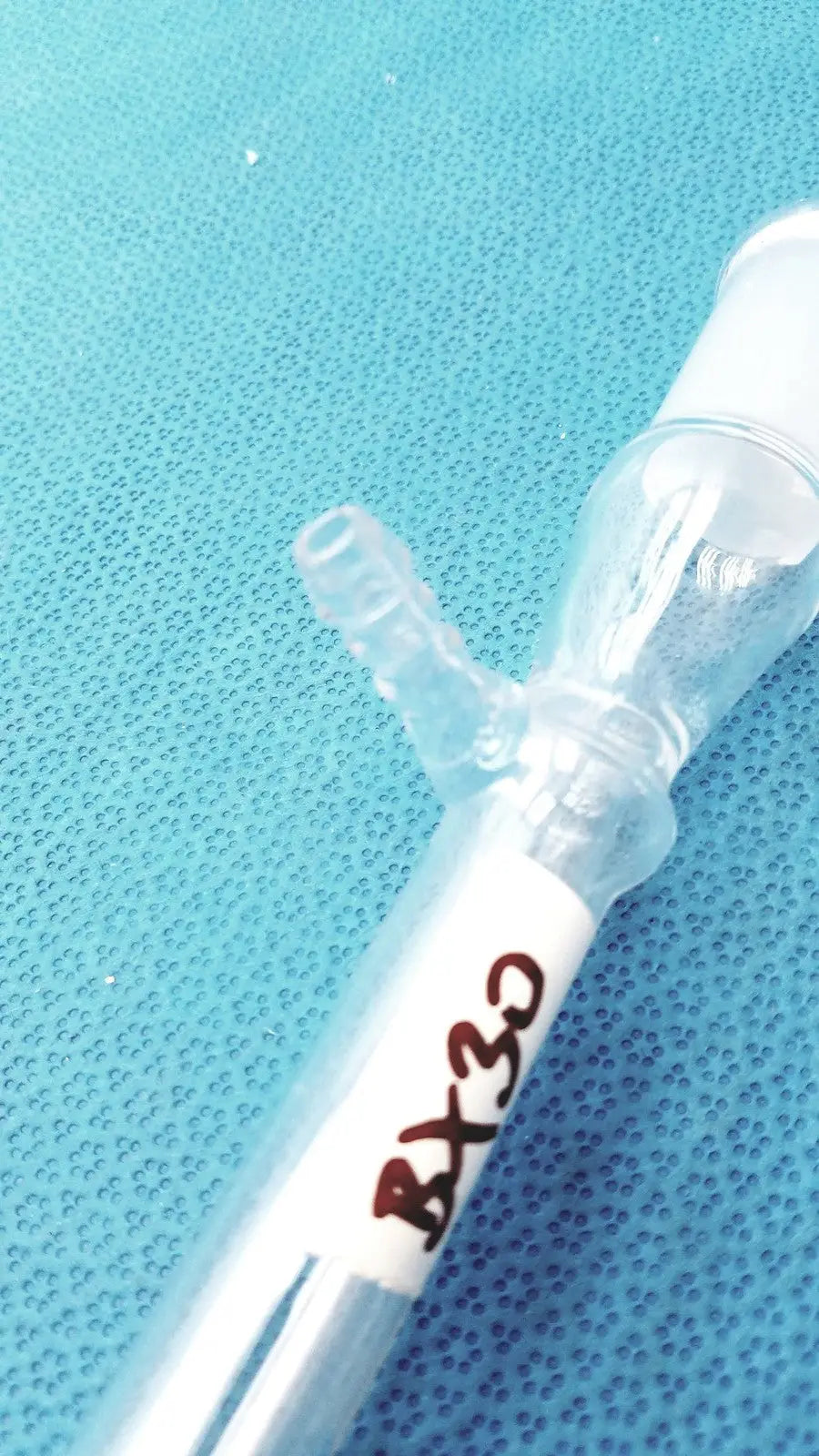 PYREX Jacketed Liebig Condenser – West Style Glass Distillation Condenser Laboratory Glass Condenser, second-hand product photo 5
