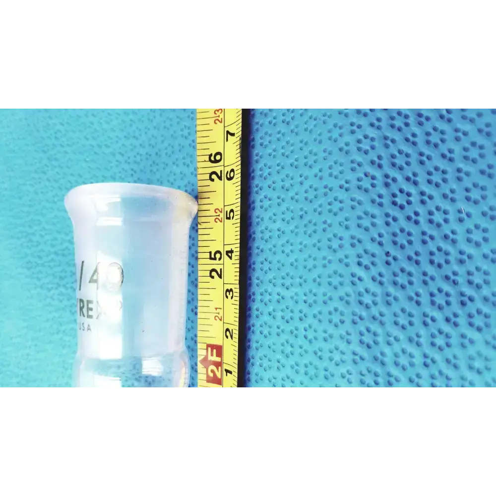 PYREX Jacketed Liebig Condenser – West-Style Glass Distillation Labware Laboratory Condenser, second-hand product photo 2