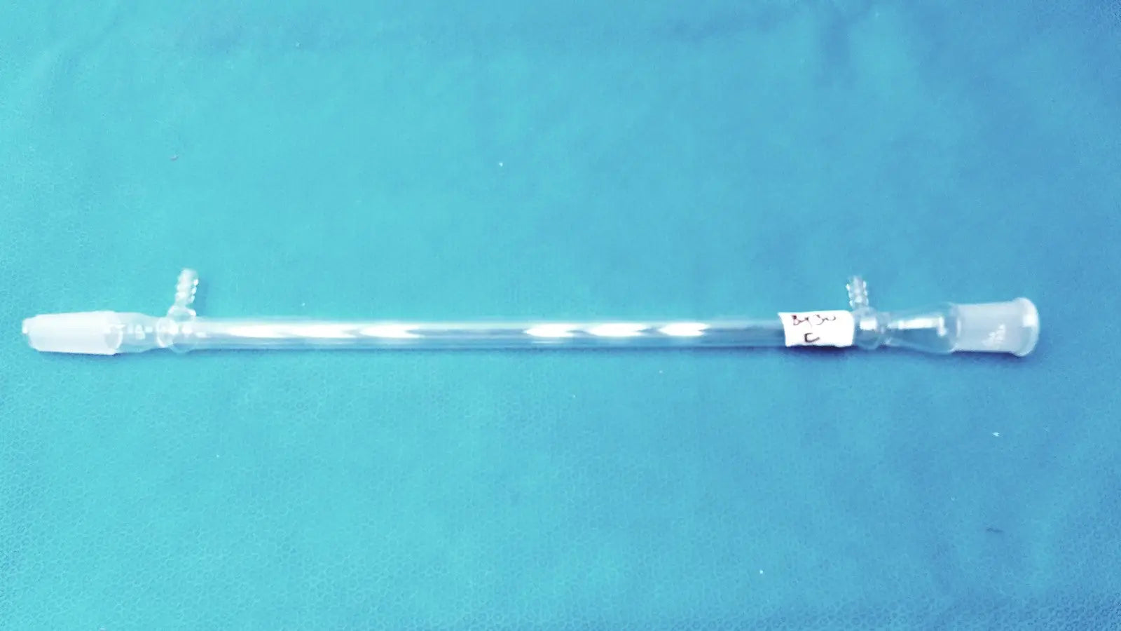 PYREX Jacketed Liebig Condenser – West Style Glass Distillation Condenser Laboratory Glass Condenser, second-hand product photo 2