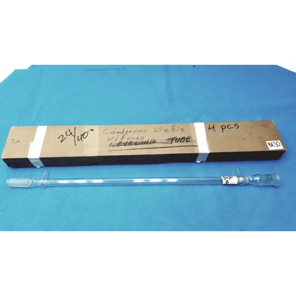 PYREX Jacketed Liebig Condenser – West Style Glass Distillation Condenser Laboratory Glass Condenser, second-hand product photo 8