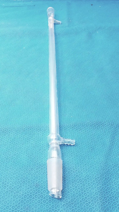 PYREX Jacketed Liebig Condenser – West-Style Glass Distillation Labware Laboratory Condenser, second-hand product photo 7