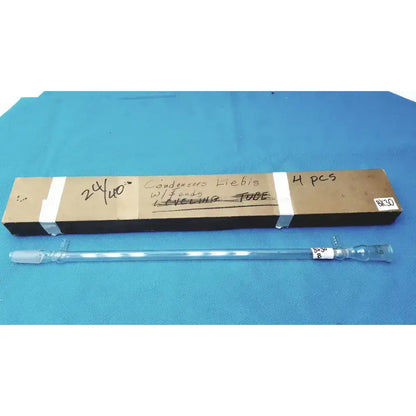 PYREX Jacketed Liebig Condenser – West-Style Glass Distillation Labware Laboratory Condenser, second-hand product photo 1