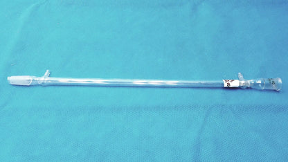 PYREX Jacketed Liebig Condenser – West-Style Glass Distillation Labware Laboratory Condenser, second-hand product photo 3