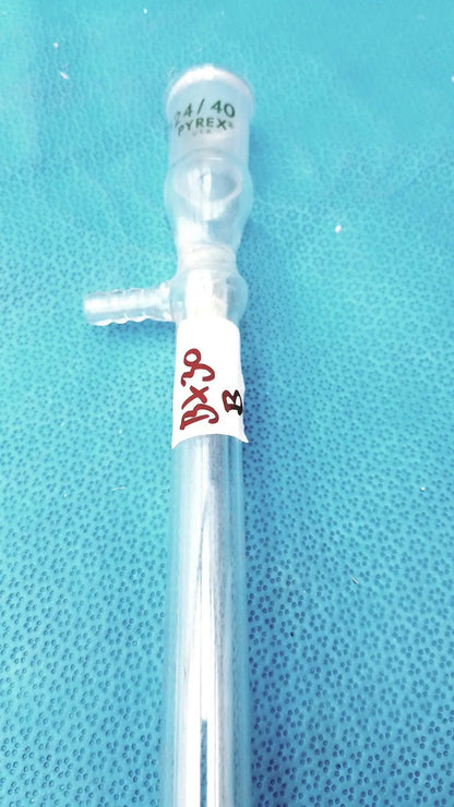 PYREX Jacketed Liebig Condenser – West-Style Glass Distillation Labware Laboratory Condenser, second-hand product photo 5