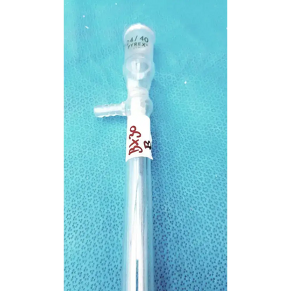 PYREX Jacketed Liebig Condenser – West-Style Glass Distillation Labware Laboratory Condenser, second-hand product photo 5