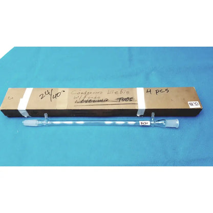 PYREX Jacketed Liebig Condenser – West-Style Glass Distillation Labware Laboratory Condenser, second-hand product photo 8
