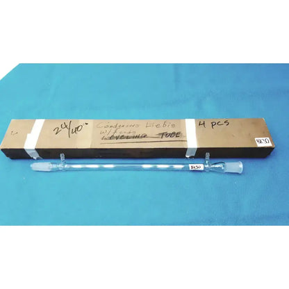 PYREX Jacketed Liebig Condenser – West Style Glass Distillation Condenser Laboratory Glass Condenser, second-hand product photo 1