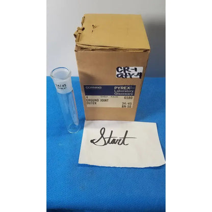 Pyrex Laboratory Glassware 34/45 Ground Outer Joint Full Length Borosilicate Laboratory Glassware, second-hand product photo 5