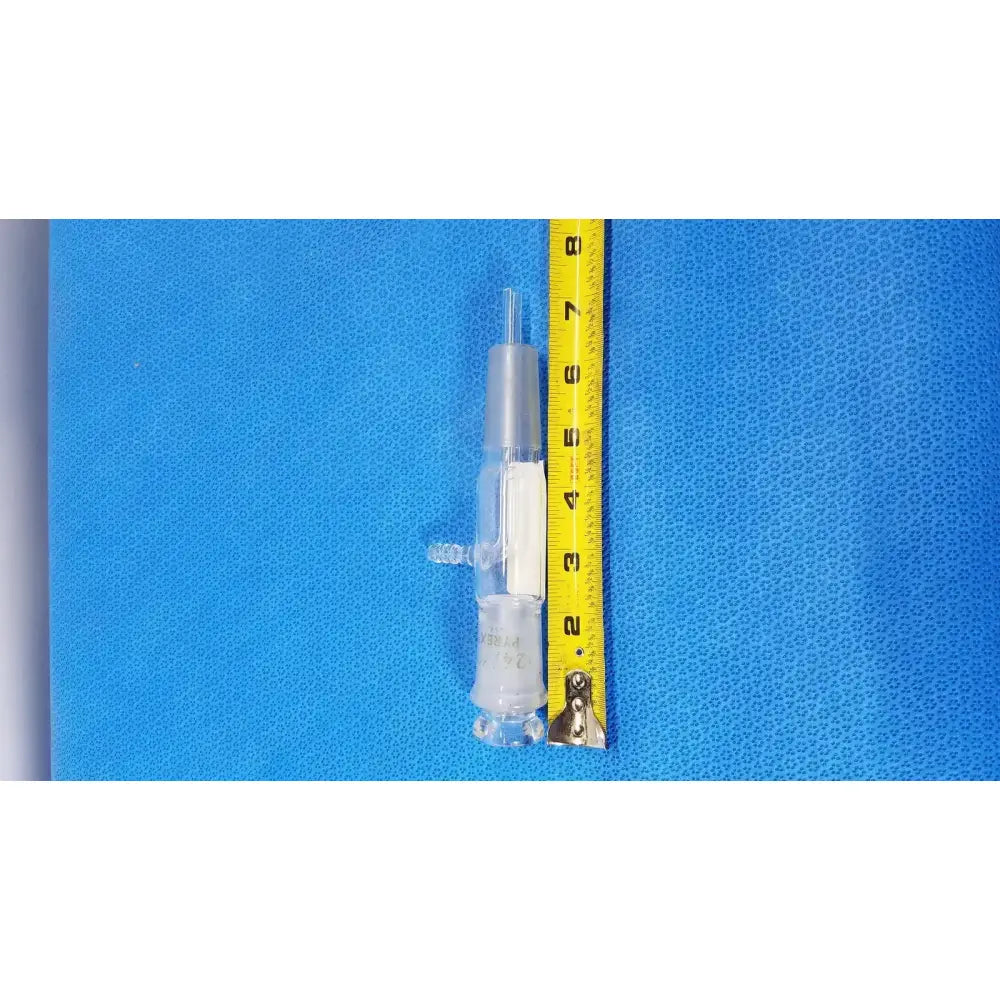 PYREX Laboratory Vacuum Adapter Glass 24/40 Ground Joint Borosilicate Laboratory Glassware Adapter, second-hand product photo 4