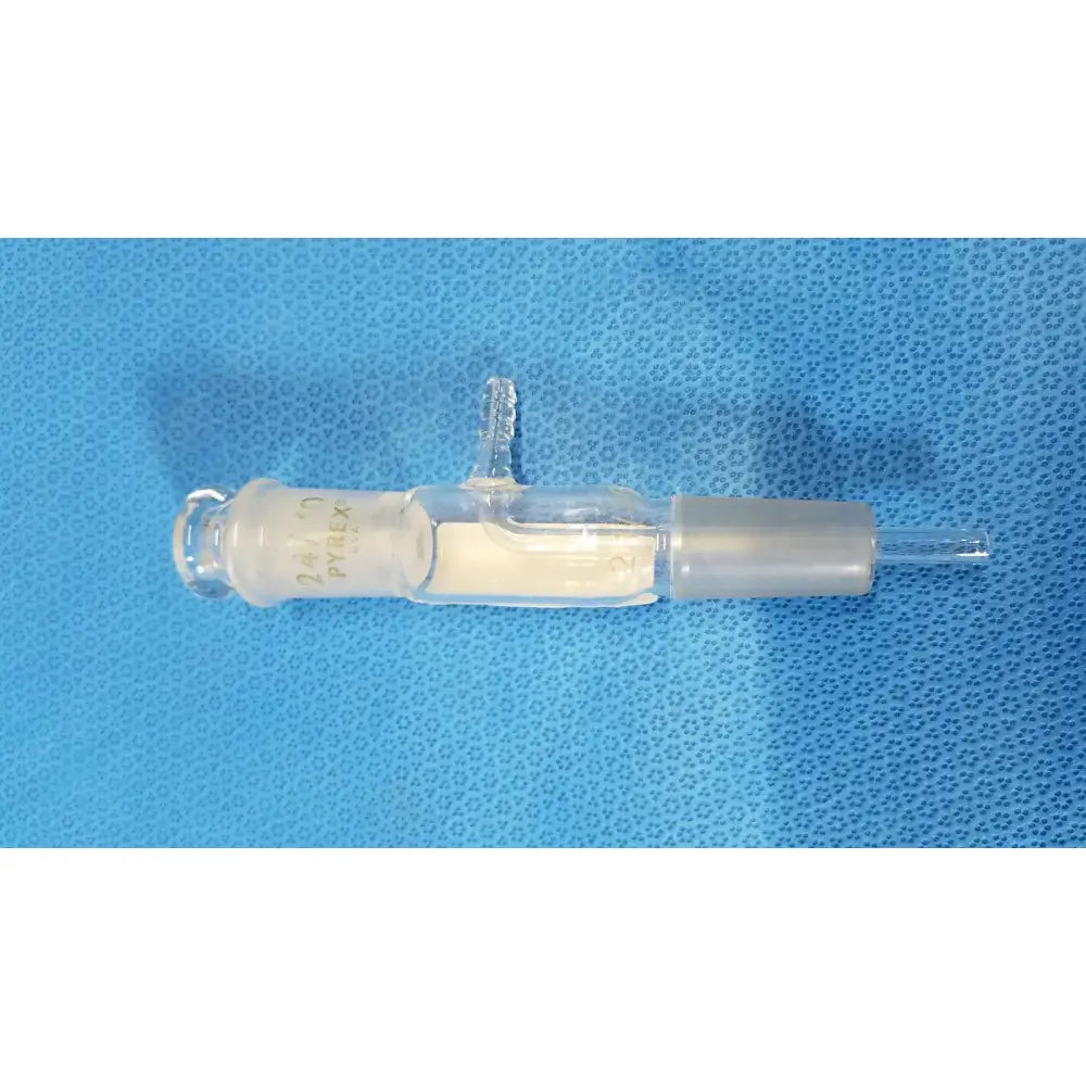 PYREX Laboratory Vacuum Adapter Glass 24/40 Ground Joint Borosilicate Laboratory Glassware Adapter, second-hand product photo 5