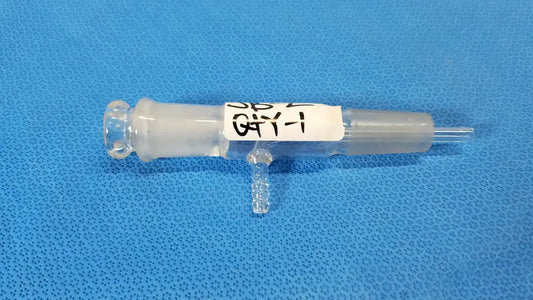 PYREX Laboratory Vacuum Adapter Glass 24/40 Ground Joint Borosilicate Laboratory Glassware Adapter, second-hand product photo 1