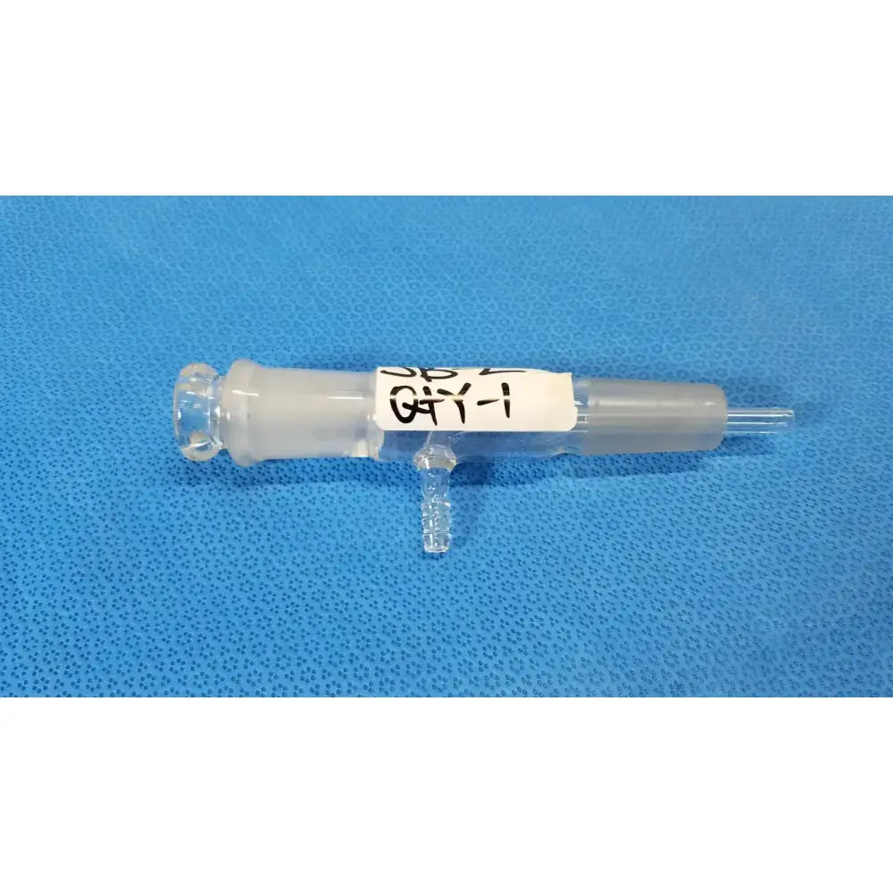 PYREX Laboratory Vacuum Adapter Glass 24/40 Ground Joint Borosilicate Laboratory Glassware Adapter, second-hand product photo 1