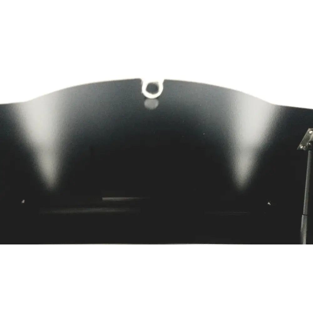 Black leather handbag with a silver metal ring at the top shown alongside pyrosequencing PSQ96 analysis pyrosequencer