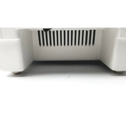 White plastic qsonica c75t ultrasonic cleaner with black vertical slats on front panel for precise cleaning