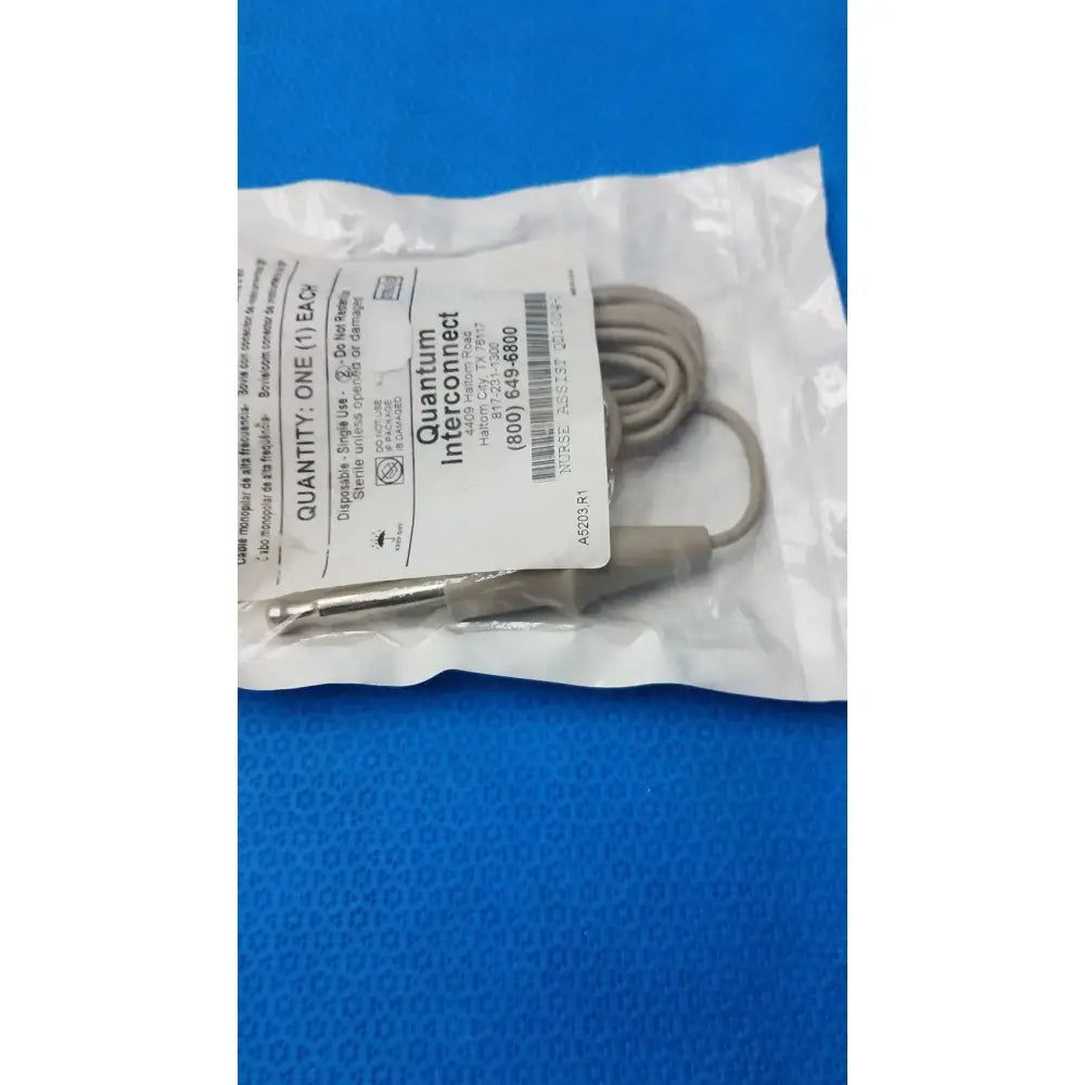 Quantum QD1004 High Frequency Unipolar Cable – Bovie Compatible Electrosurgical Cable, second-hand product photo 2