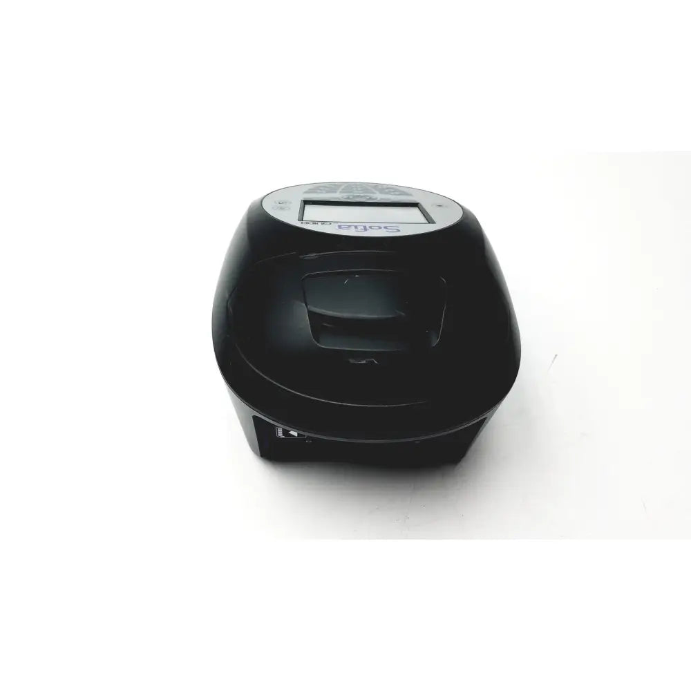 Black sola 302 uv nail lamp with digital display and sleek design featured with quidel sofia laboratory analyzer 1178000