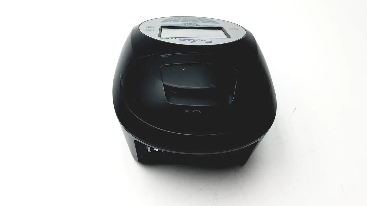 Black sola 302 uv nail lamp with digital display and sleek design featured with quidel sofia laboratory analyzer 1178000