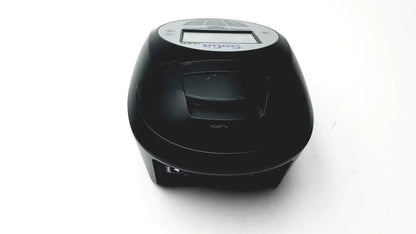 Black sola 302 uv nail lamp with digital display and sleek design featured with quidel sofia laboratory analyzer 1178000