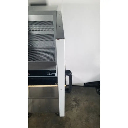 Industrial-grade stainless steel quincy lab 30gc gravity convection lab oven with black control panel and wire mesh grates