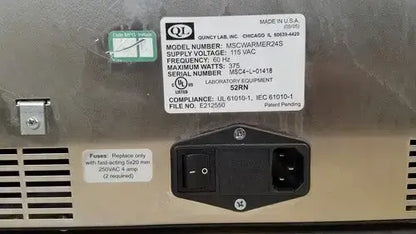 ReadyBath Warmer Quincy Lab Inc Medline MSCWARMER24S Warmer Readybath Warming Cabinet, second-hand product photo 10