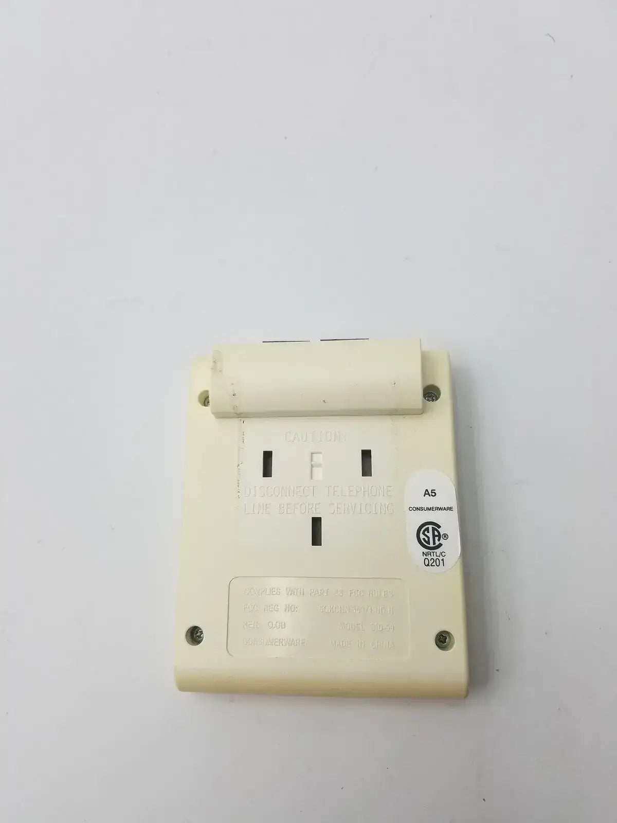 Qwest Type 1 Caller ID Adjunct Model SID-99 White Caller ID Display, second-hand product photo 7