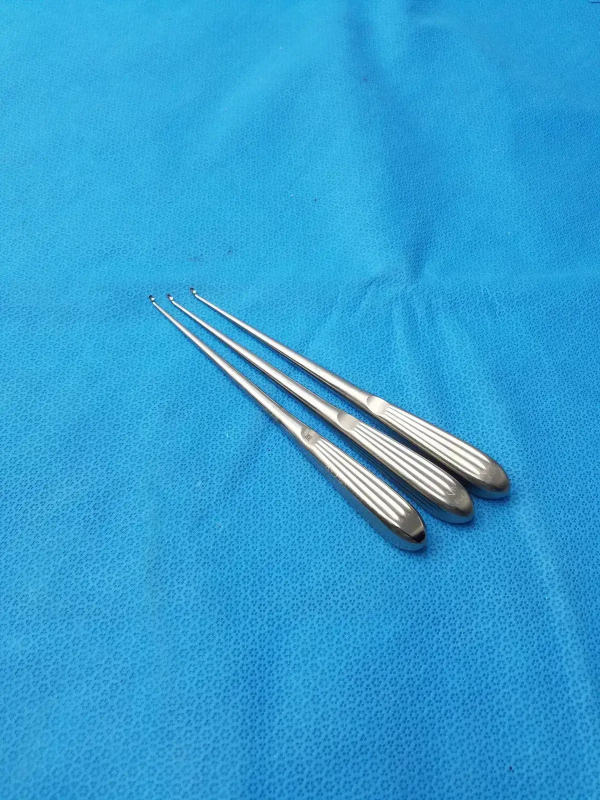 Unbranded R-361 Spratt Bone Curette Stainless Steel Surgical Orthopedic - Lot of 3 Bone Curette, second-hand product photo 5