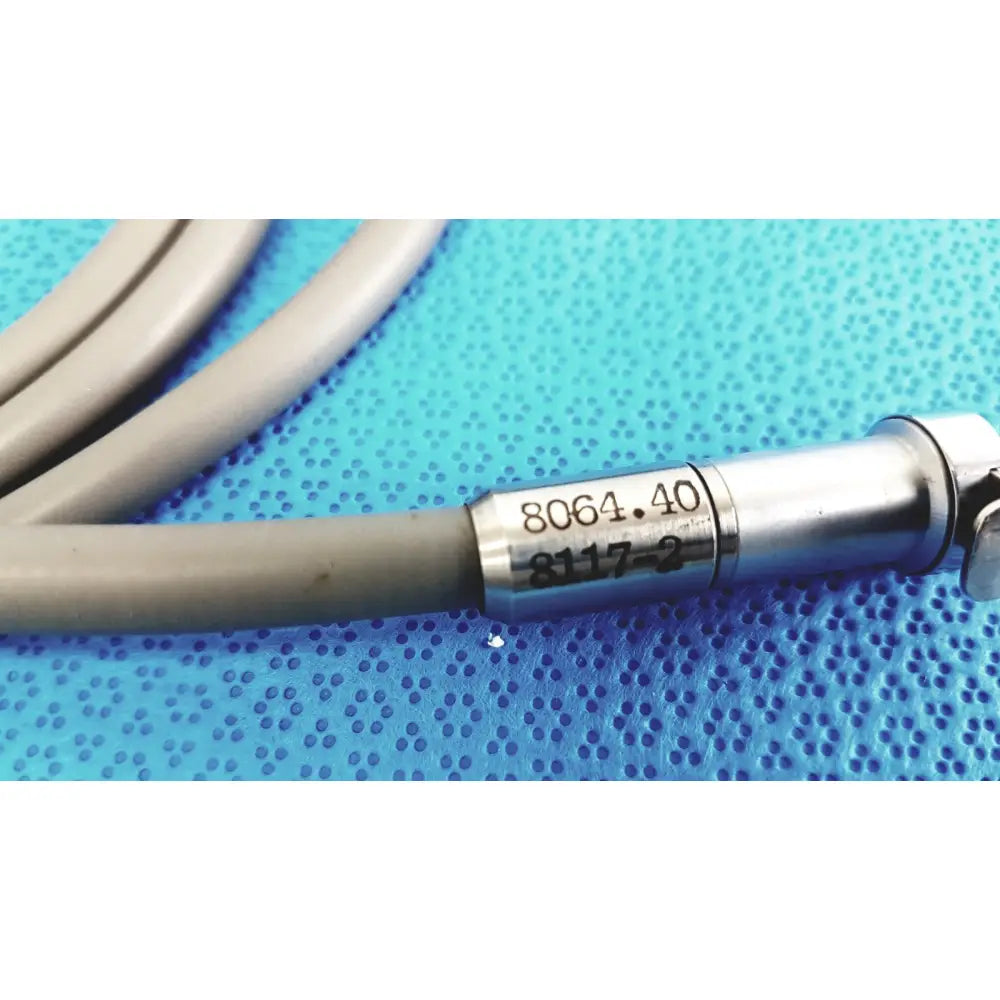 Gray r wolf 8064.40 fiberoptic light cable with metallic connector engraved with serial numbers for surgical use
