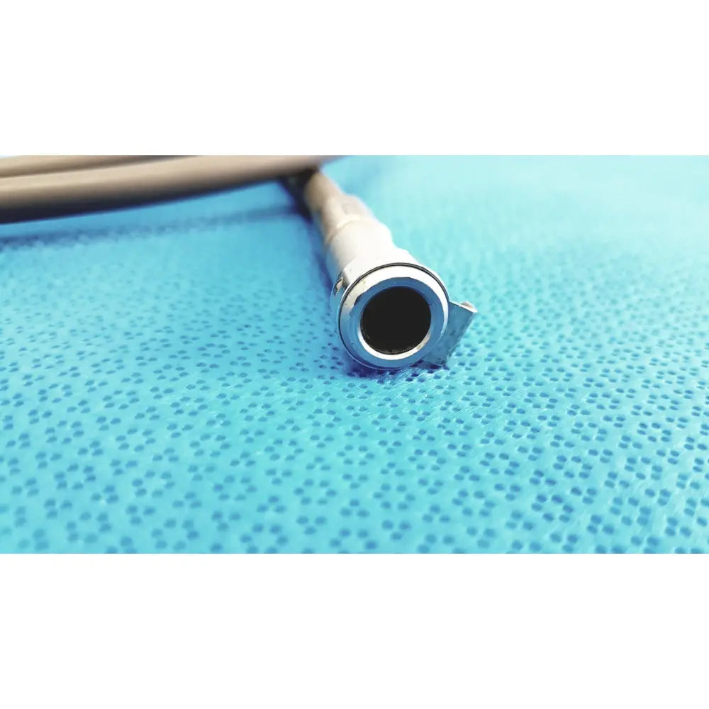 Gray flexible r wolf 8064.40 fiberoptic light cable with black and silver connectors for high-quality surgical illumination