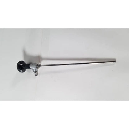 Silver r wolf 8471.42 25 degree rigid arthroscope with black ergonomic handle and metallic joints