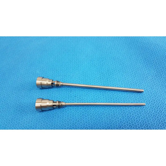 Reuse Medical R. Wolf 8474.21 & 8473.20 Exchangeable Arthroscopy Sheath lot of 2 Surgical & Orthopedic Instruments, second-hand product photo 1