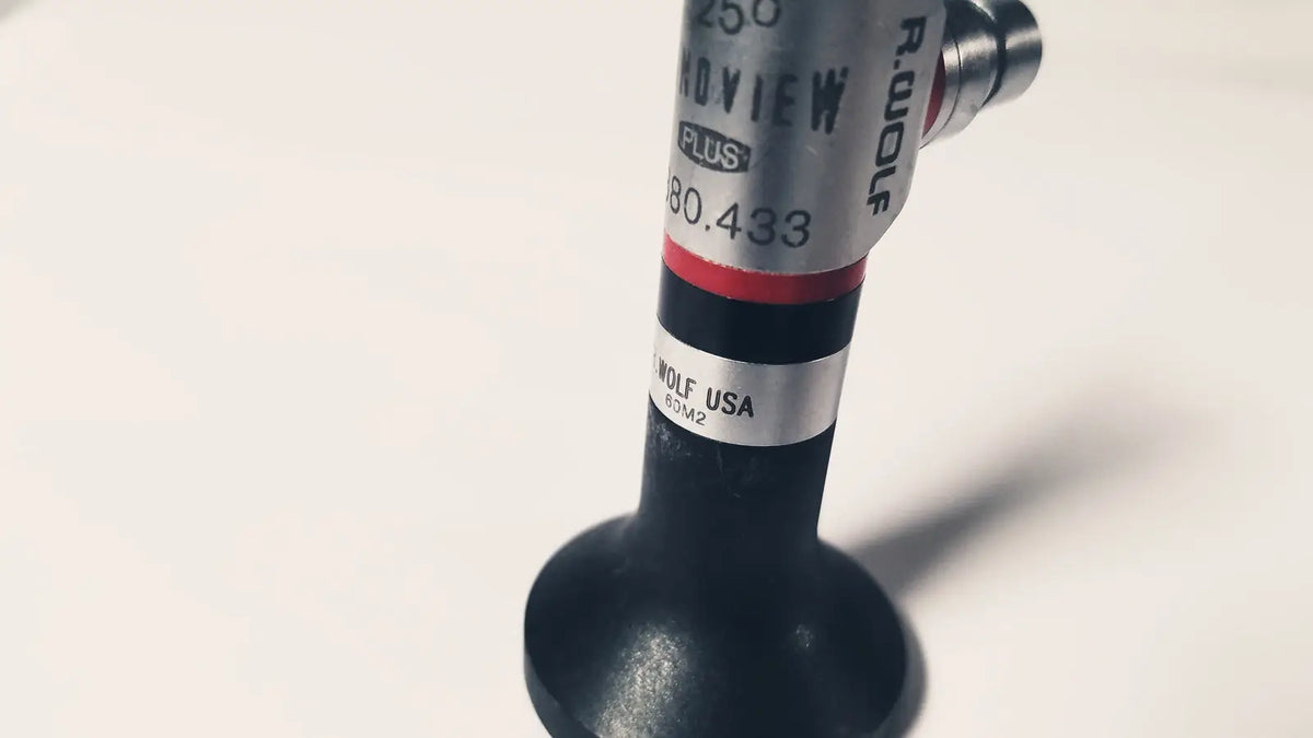 Black r reuse medical degree rigid arthroscope rwolf 8880.433 panoview 25 degree rigid arthroscope front view