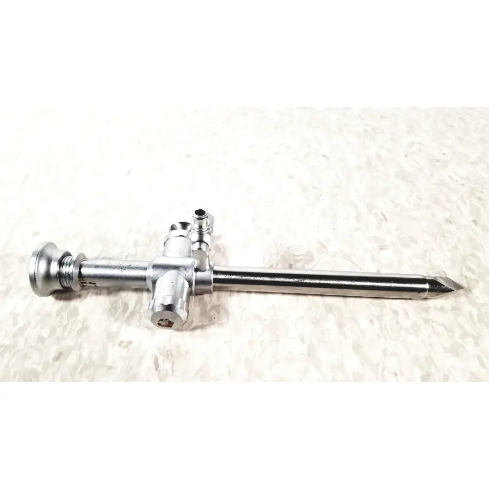 Silver reuse medical laparoscopic instrument sheath with long articulated shaft and trocar 10mm by r wolf