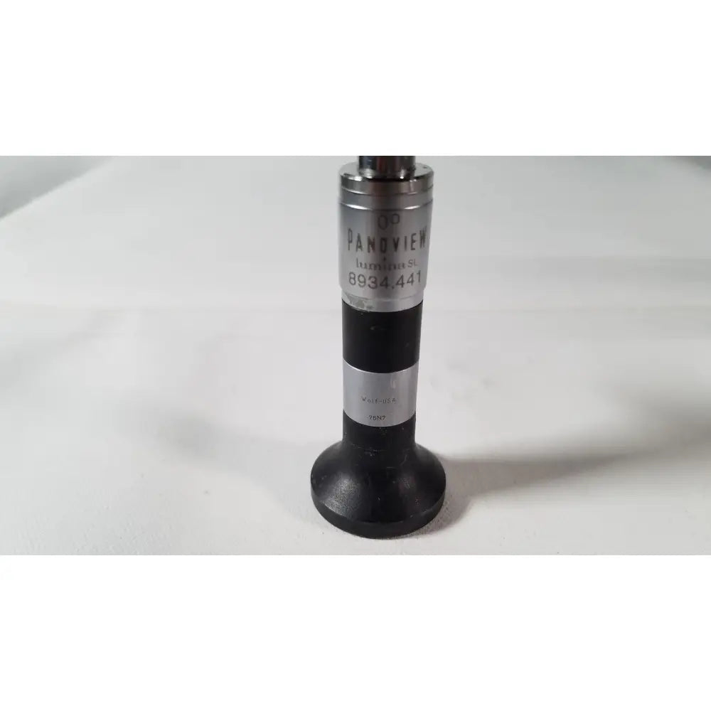 Black and silver r wolf 8934.441 panoview 10mm degree rigid lumina microscope objective lens with engraved markings