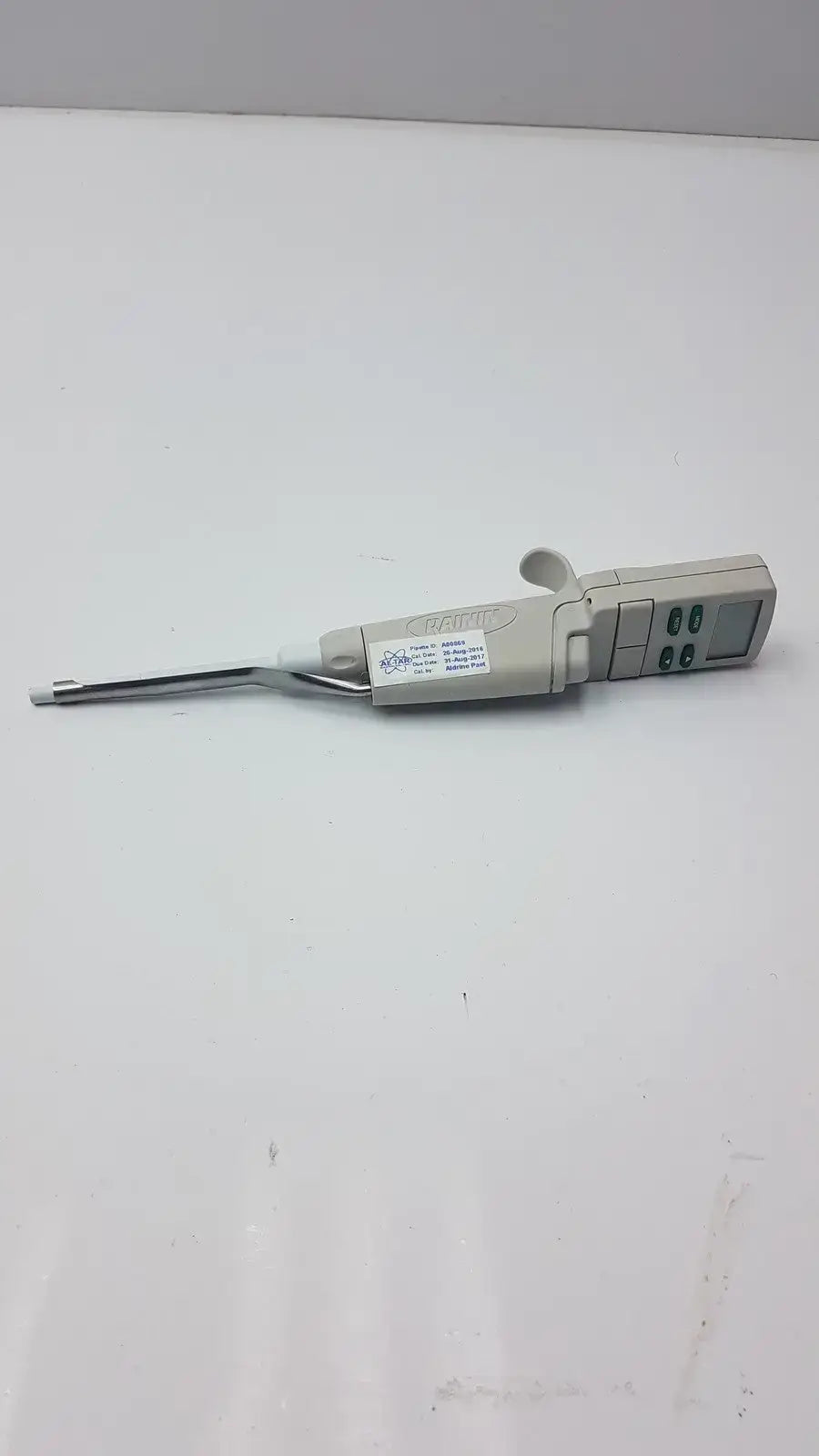Rainin EDP 3 Electronic Single Channel Pipette 1-10 Micro Liter Electronic Pipette, second-hand product photo 1