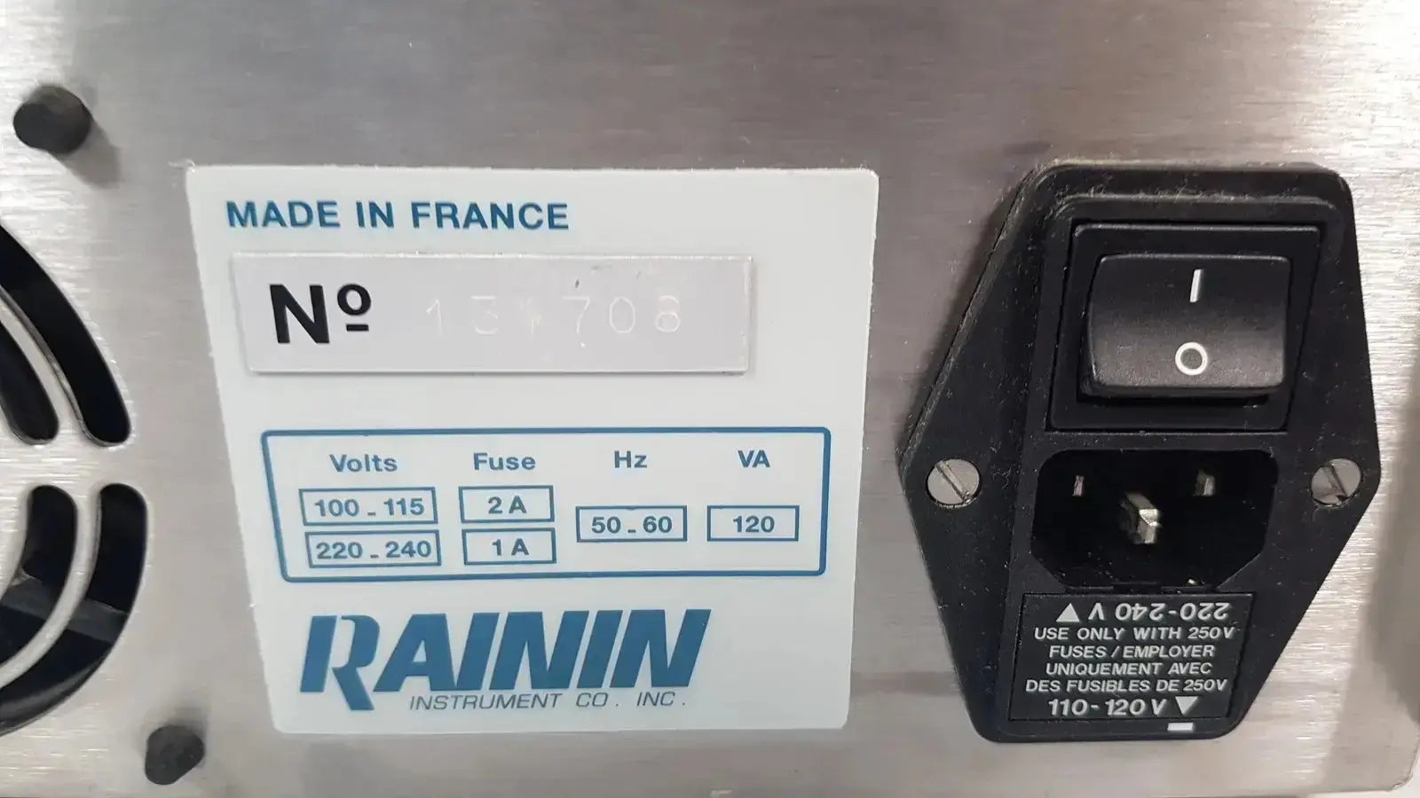 Rainin HPXL Solvent Delivery System HPLC Solvent Delivery System, second-hand product photo 8
