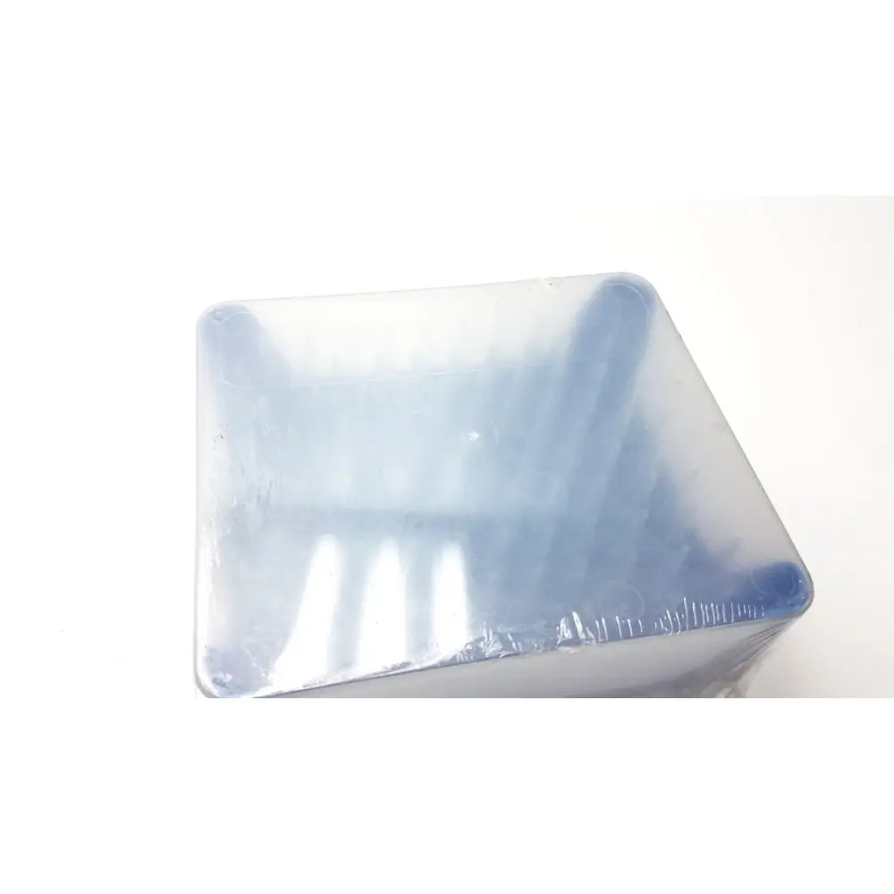 A translucent blue plastic rainin hr-1000 liftcover container with textured surface and rounded edges for reuse medical tips