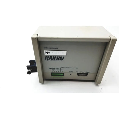 Beige rainin pressure module 8700 psi instrument designed for precise pressure measurement and control