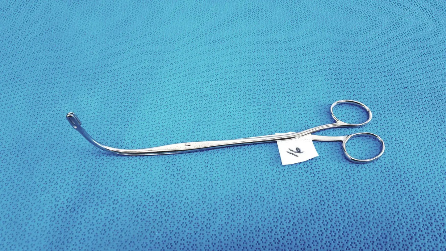 Reuse Medical Randall Kidney Stone Forceps Full Curved – OR Grade Urology Surgical Tool Forceps, Hemostats & Needle Holders, second-hand product photo 1