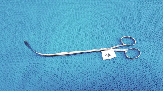 Reuse Medical Randall Kidney Stone Forceps Full Curved – OR Grade Urology Surgical Tool Forceps, Hemostats & Needle Holders, second-hand product photo 1