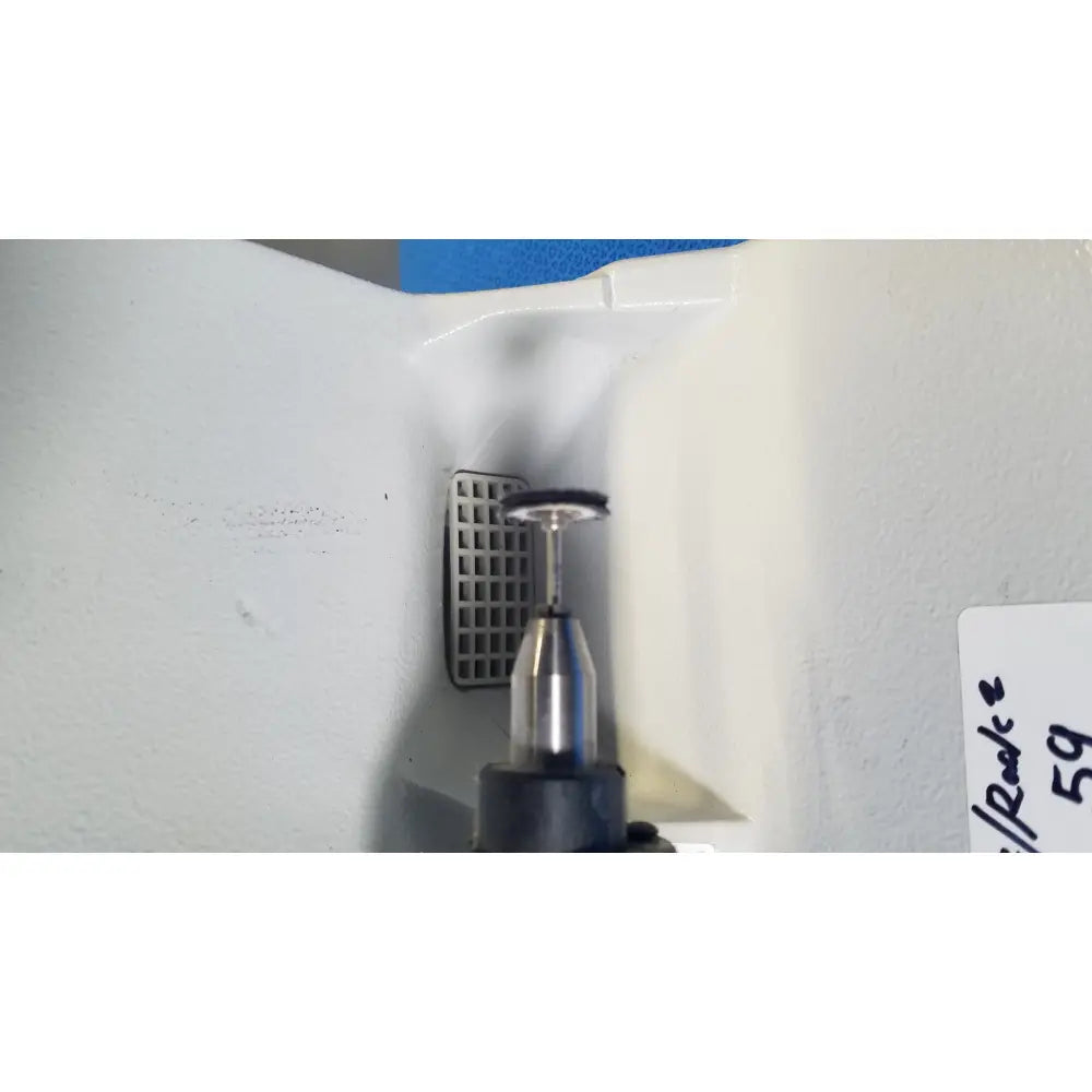 Ray Foster high speed dental alloy grinder in black and silver with a circular cutting head for precise grinding