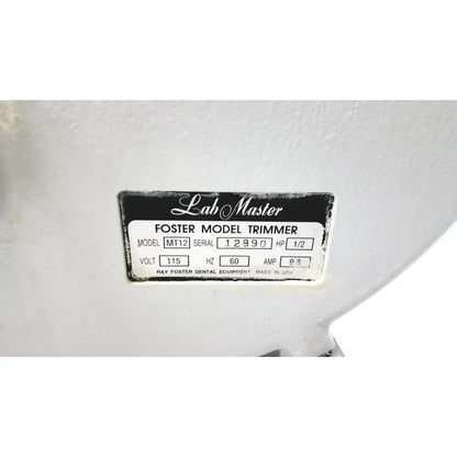 Ray Foster MT12 Dental Lab Model Trimmer Model Trimmer, second-hand product photo 3