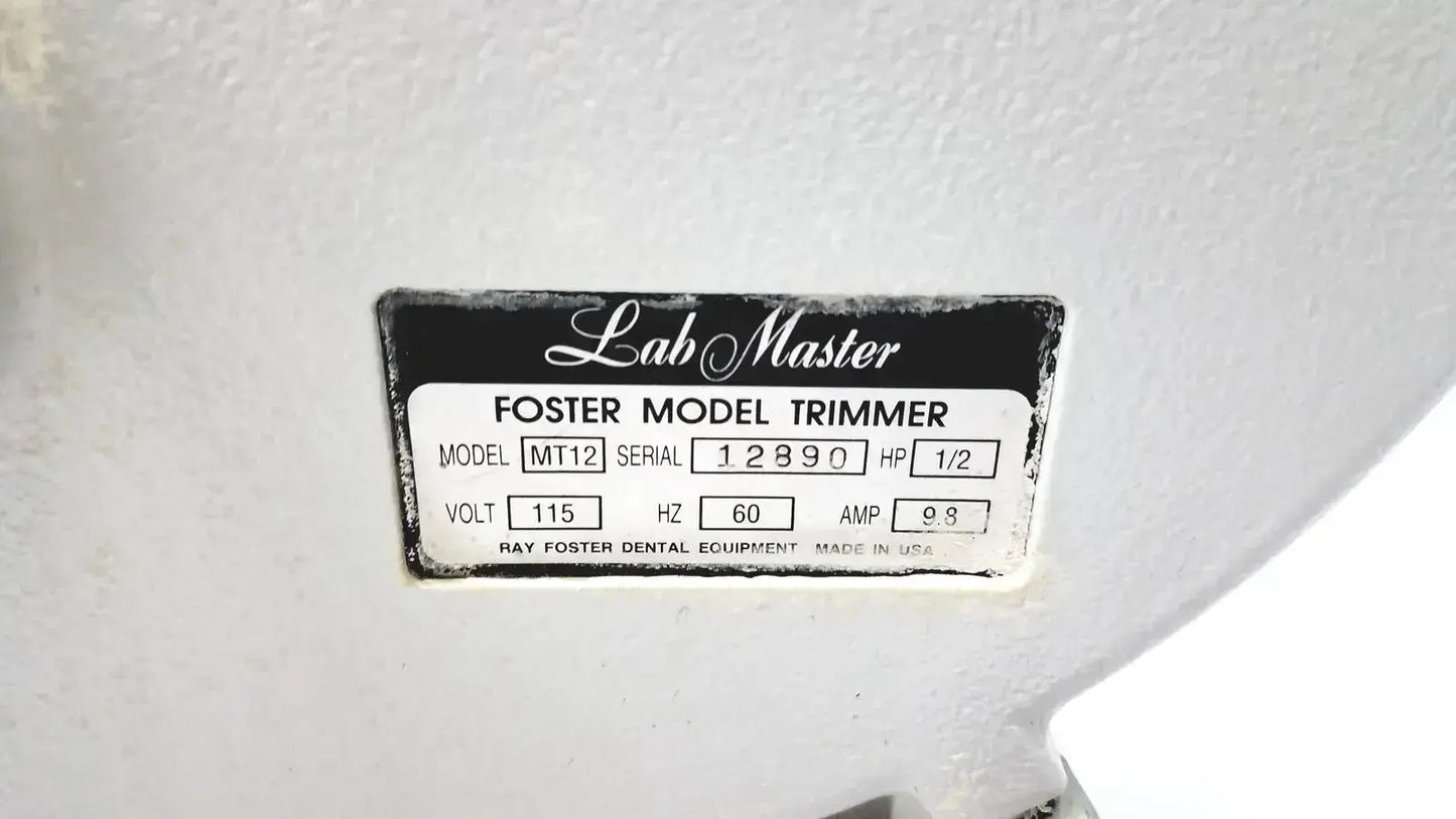 Ray Foster MT12 Dental Lab Model Trimmer Model Trimmer, second-hand product photo 3