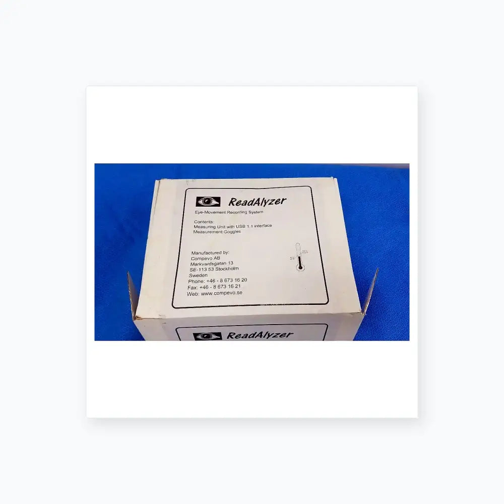 ReadAlyzer Eye-Movement Recording System Eye Movement Tracking and Analysis System, second-hand product photo 13