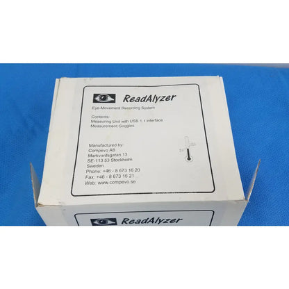 ReadAlyzer Eye-Movement Recording System Eye Movement Tracking and Analysis System, second-hand product photo 13