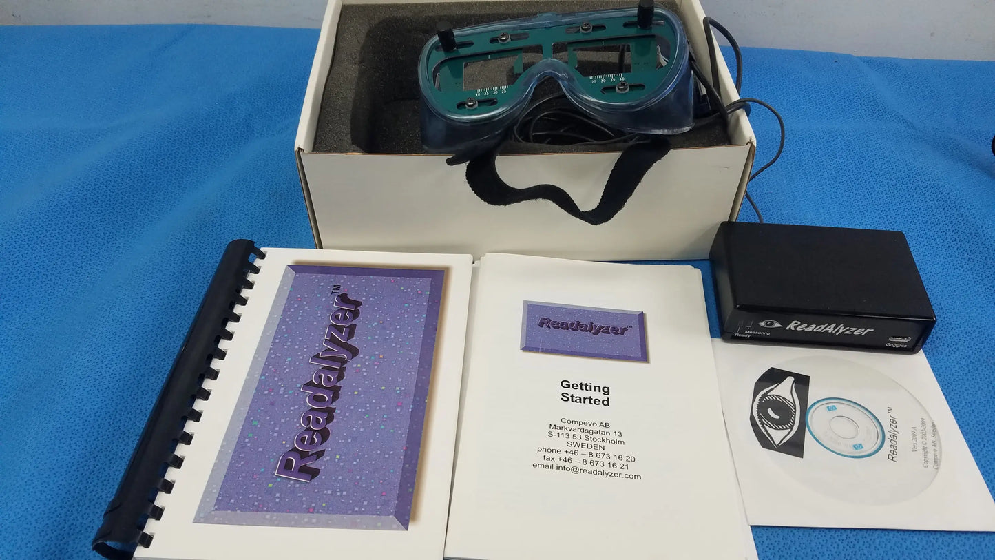 ReadAlyzer Eye-Movement Recording System Eye Movement Tracking and Analysis System, second-hand product photo 1