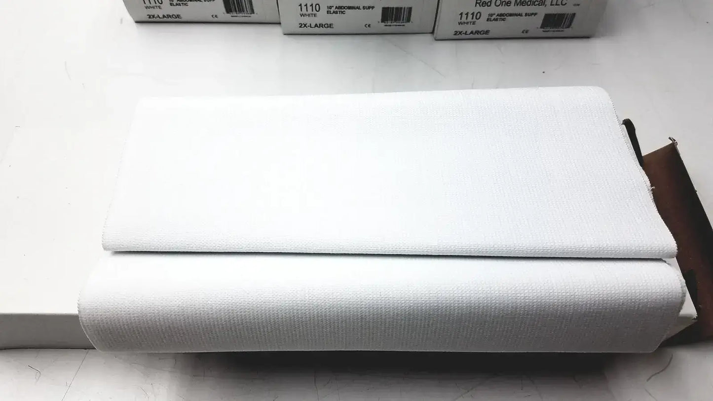 Red One Medical 1110 White 10" Abdominal Support Elastic Size 2X-L - Lot of 11 Abdominal Binder, second-hand product photo 4